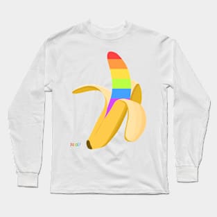 Pride Banana Rainbow Long Sleeve T-Shirt